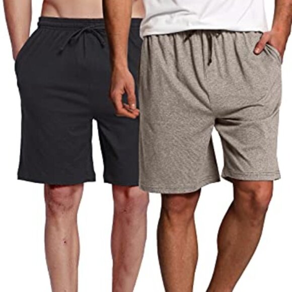 CYZ Men's Lounge Sleep Shorts - Black Grey - 2 pack - 2XL - Picture 7 of 7